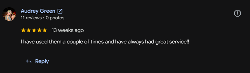 Google review 14 for Lutgen Landscaping & Lawn Care