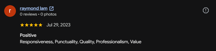 Google review 161 for Lutgen Landscaping & Lawn Care